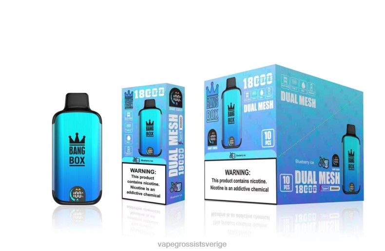 Vape Wholesale Sweden - Bang Box 18 000 bloss blåbärsis L6V6P90