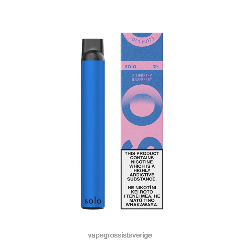 Vape Pod Wholesale - Solo engångs vape paradis samling blåbärshallon L42TJ219