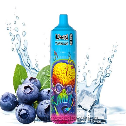 Vape Juice Wholesale - UWIN CRYSTAL 35k engångsvape blåbär på is Z8FV2019