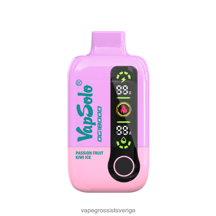 Vape Juice Wholesale - VapSolo dg18000 passionsfrukt kiwi is 4Z24D24