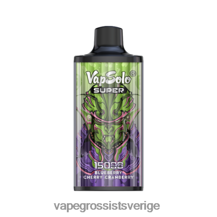 Nicotine Vapes Wholesale - Vapsolo SUPER engångsvape blåbär körsbär tranbär 2RP0F4110