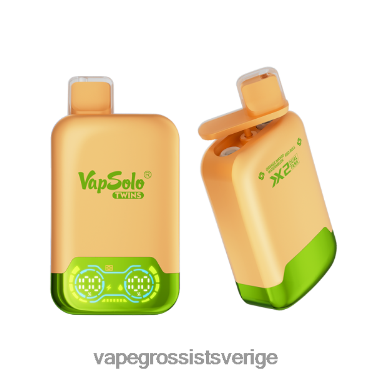 Vape Juice Wholesale - Vapsolo TWINS engångsvape orange mango vattenmelon & red bull 2RP0F4124