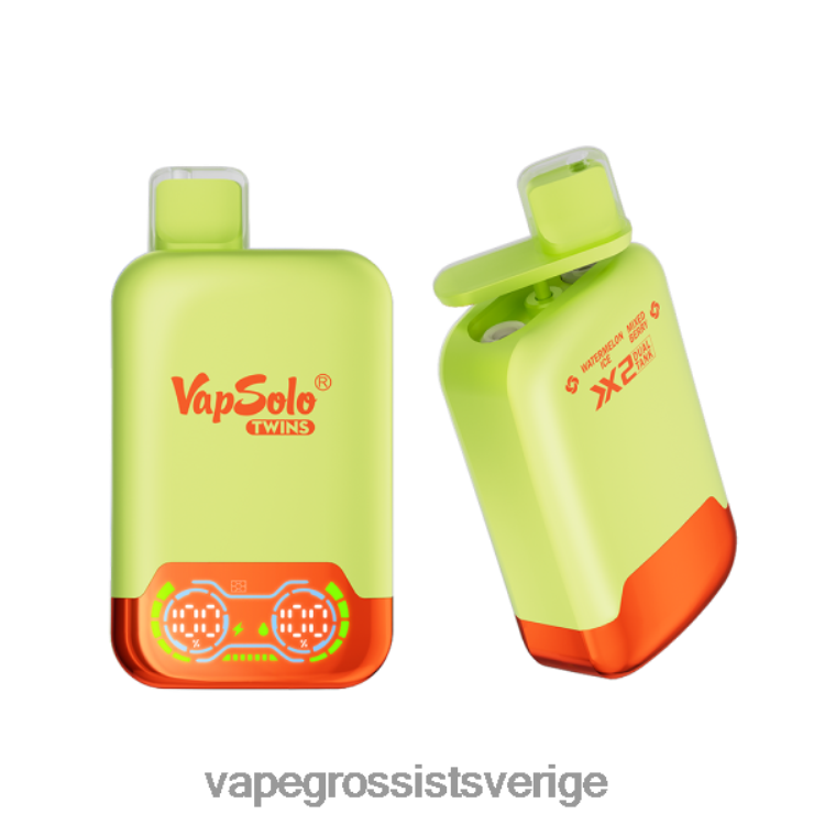 Vape Kit Wholesale - Vapsolo TWINS engångsvape vattenmelon is & blandat bär 2RP0F4128