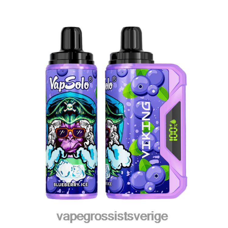 Nicotine Vapes Wholesale - Vapsolo VIKING engångsvape blåbär 2RP0F4130