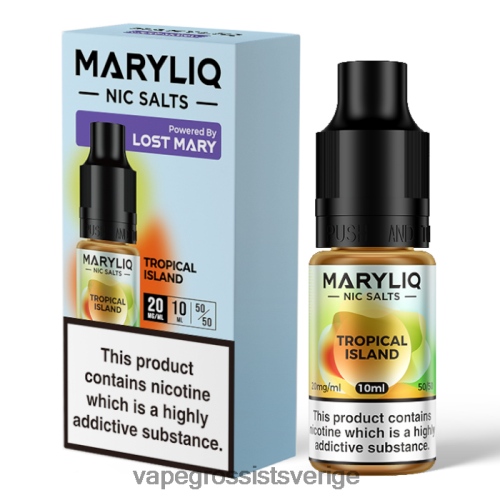 Vape Wholesale Sverige - tropisk ö BXF6H0461 LOST MARY MARYLIQ nic salter - 10ml - 20mg