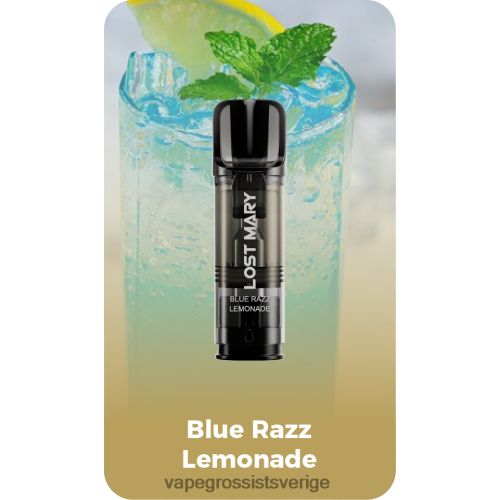 blå razz lemonad