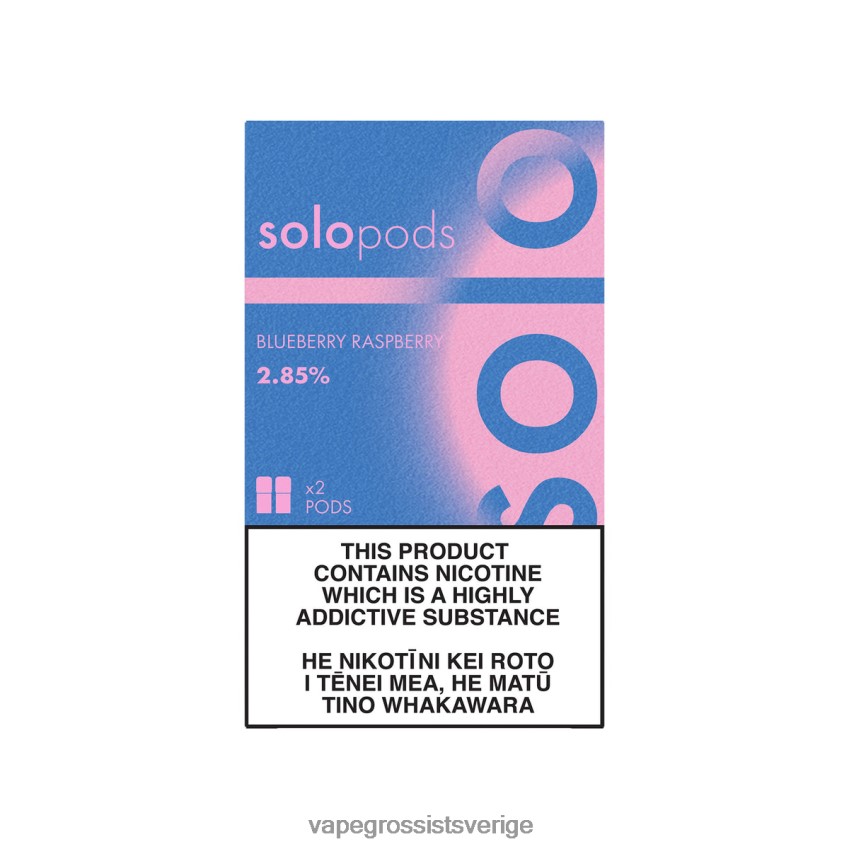 Vape Wholesale Reviews - Solo ersättningspod 2-pack blåbärshallon L42TJ253