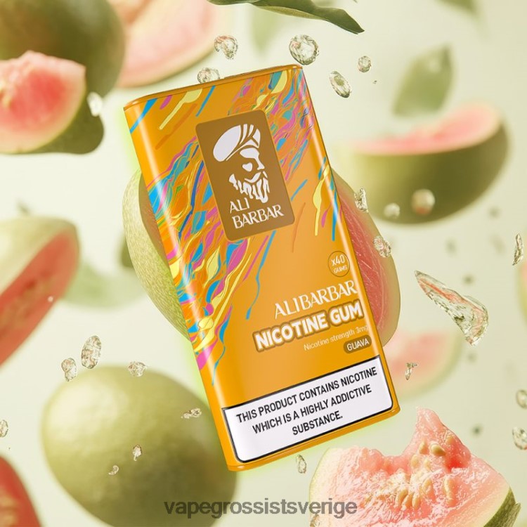 Vape Wholesale Sweden - Alibarbar nikotingummi guava 2RP0F482