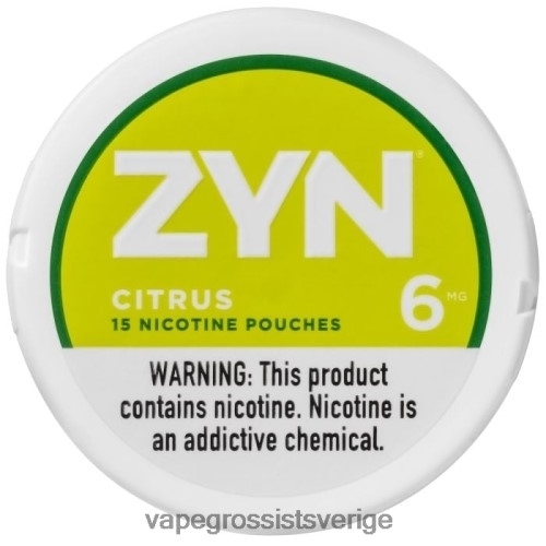 Hhc Vape Grossist - citrus- BXF6H017 ZYN nikotinpåse 6mg