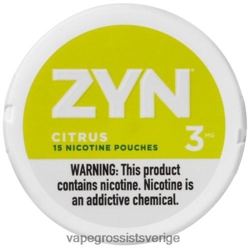 Hhc Vape Grossist - citrus- BXF6H027 ZYN nikotinpåse 3mg