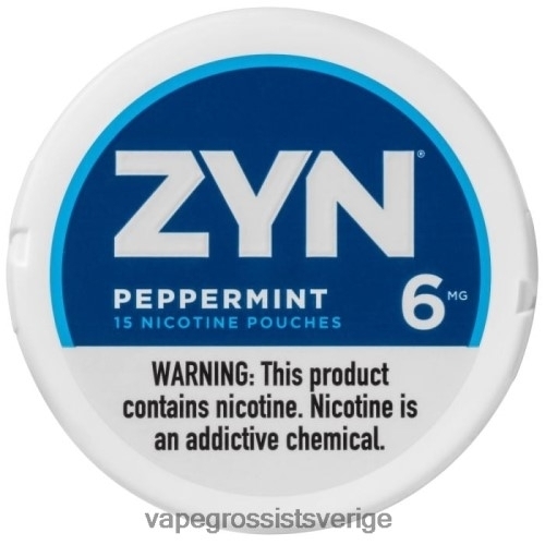 Vape Kit Wholesale - pepparmynta BXF6H018 ZYN nikotinpåse 6mg