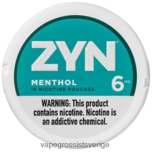 Vape Wholesale Reviews - mentol BXF6H023 ZYN nikotinpåse 6mg