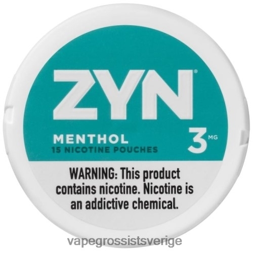 Vape Wholesale Reviews - mentol BXF6H033 ZYN nikotinpåse 3mg